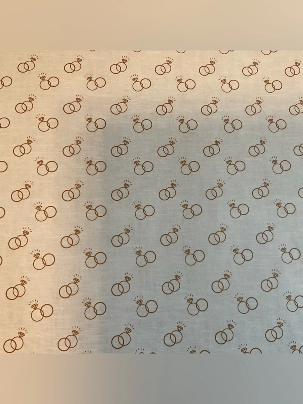 Wedding/Bridal 12”x12” Single-Sided Scrapbooking Paper/Gold Alphabet Stickers